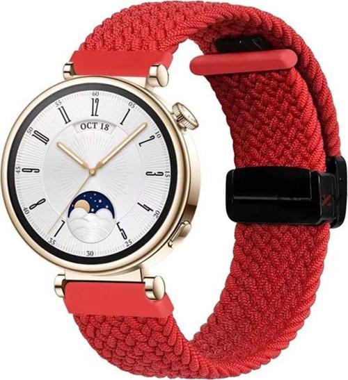 Huawei Watch Gt 4 41Mm İle Uyumlu 18Mm Fiberlink Manyetik Tokalı Örgü Kordon
