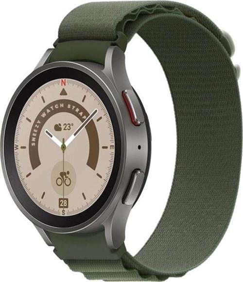 Samsung Galaxy Watch 6 40 43 44 47Mm Uyumlu Kavisli Tasarım Frost Alpine Loop Kordon