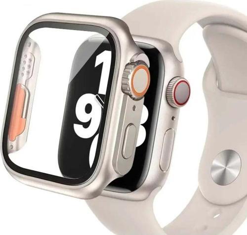 Apple Watch 40Mm Uyumlu Ultra 49Mm Görünüme Dönüştürücü Kasa Ve Ekran Koruyucu