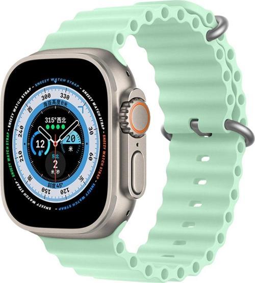 Apple Watch 49Mm Ultra Seri Uyumlu Seaflex Ocean Silikon Kordon