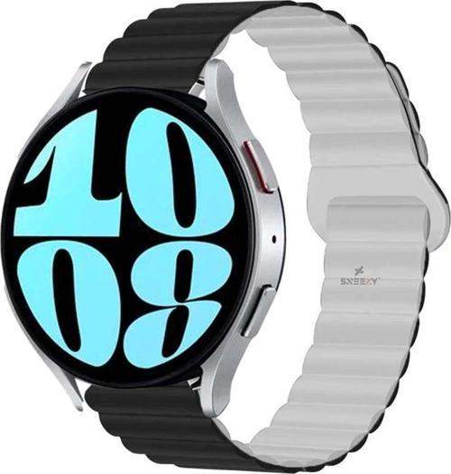 Huawei Watch Gt 2 Elegant-Classic 42Mm Uyumlu 20Mm Harmony Duo Magnetik Silikon Kordon