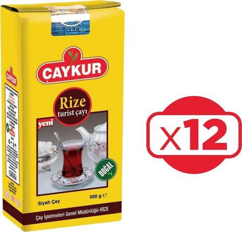 Rize Turist 500 gr 12'li Paket Dökme Çay