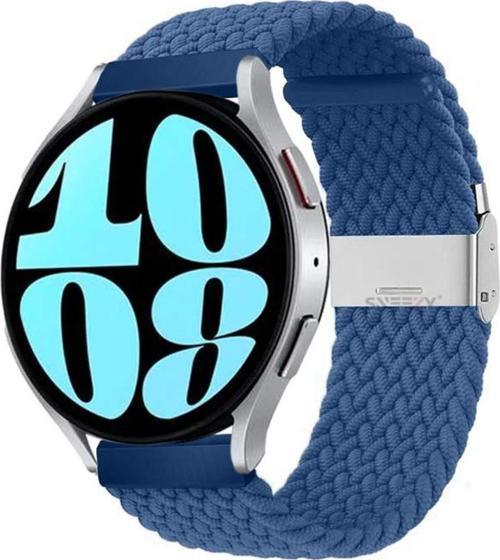Samsung Galaxy Watch 5 40-44Mm İle Uyumlu 20Mm Metal Klips Solo Fiberlink Örgü Kordon