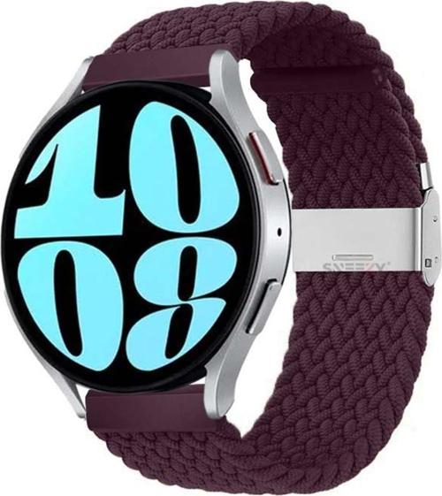 Samsung Galaxy Watch 5 40-44Mm İle Uyumlu 20Mm Metal Klips Solo Fiberlink Örgü Kordon