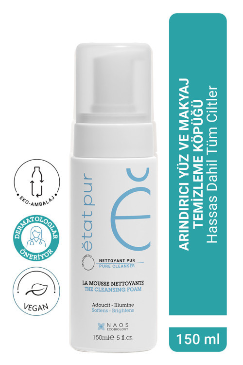 The Cleansing Foam Tüm Ciltler İçin Nazik Arındırıcı ve Yumuşatıcı Yüz Temizleme Köpüğü 150 ML