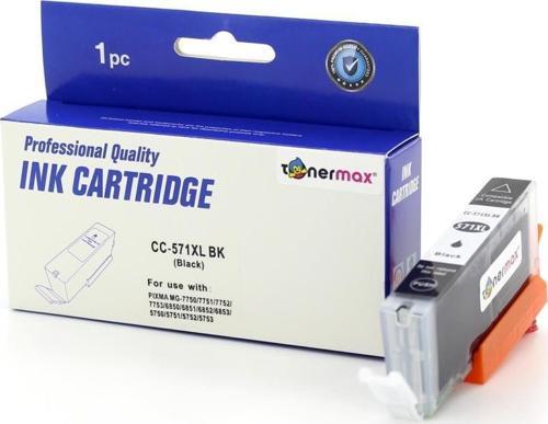 Canon CLI-571XL / Pixma MG-5750 / MG-6850 / MG-7750 / TS-5050 Siyah Muadil Kartuş
