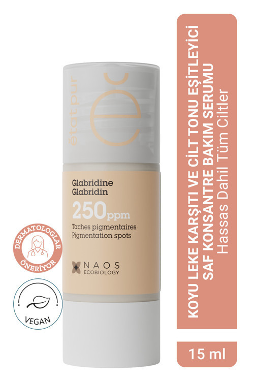 Pure Active Glabridin Leke Karşıtı Cilt Tonu Eşitleyici Aydınlatıcı Konsantre Bakım Serumu 15 ML