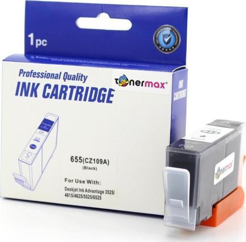 Hp 655 CZ109A /4615 /4625 /5525 /6520 /6525 Siyah Muadil Kartuş