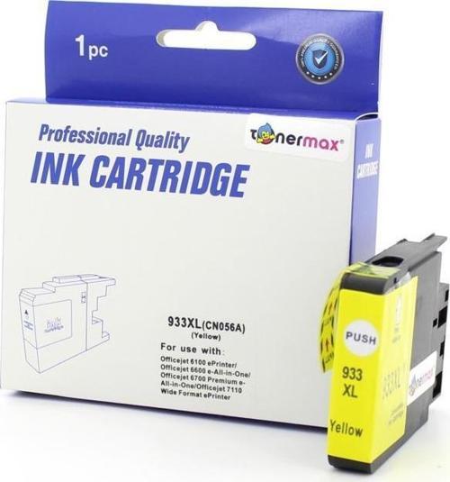 HP 933XL /6100 /6600 /6700 /7110 /7610 /7612 Sarı Muadil Kartuş