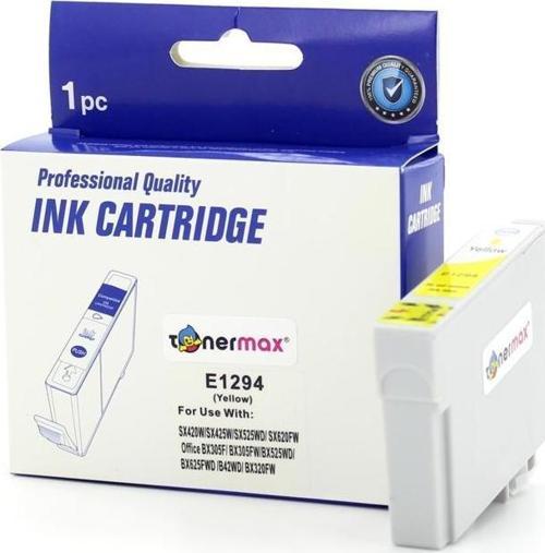 Epson T1294 Sarı Muadil Kartuş / BX305F / S22 / SX230 / SX235 / SX420 / SX425 / SX430 / SX435