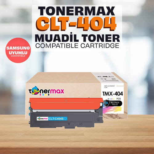 Samsung CLT-C404S / Xpress C430 / C480 Mavi Muadil Toner - Eko