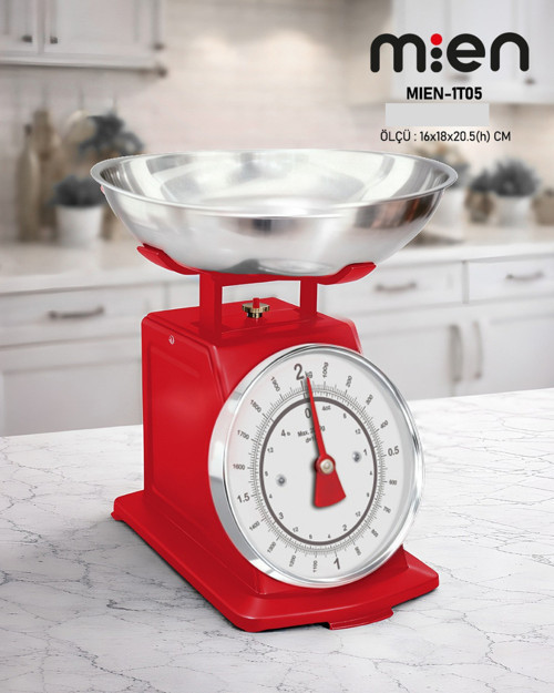 MİEN Mekanik Mutfak Terazisi 2 Kg – Analog Klasik Terazi