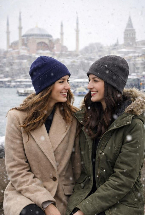 Kışlık Çift Kat Polar Bere 4’lü Paket Unisex Kadın & Erkek