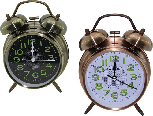 BÜYÜK MASA ÇALAR SAAT BÜYÜK FOSFORLU RAKAMLAR ÇAP: 10CM (Timya/Go1395) 197444