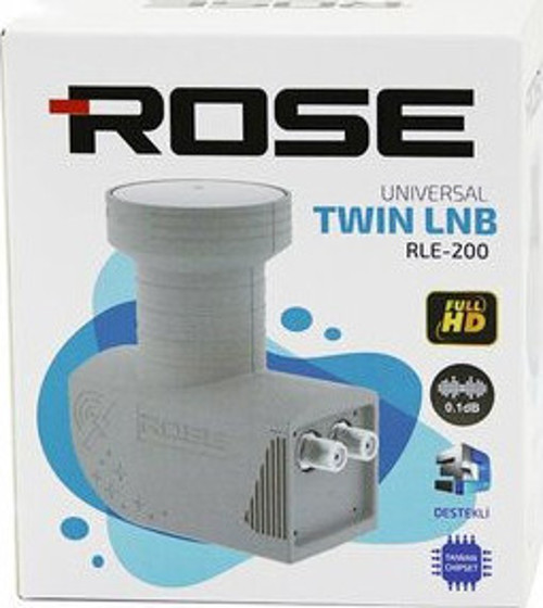 2Lİ UYDU LNB UNIVERSAL TWIN FULL HD - 3D - 0.1dB RLE-200 (Timya/Go1395) 197830