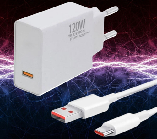 120W USB Hızlı Type C Uçlu Kablolu Şarj Aleti (Timya/Go1395) 198174