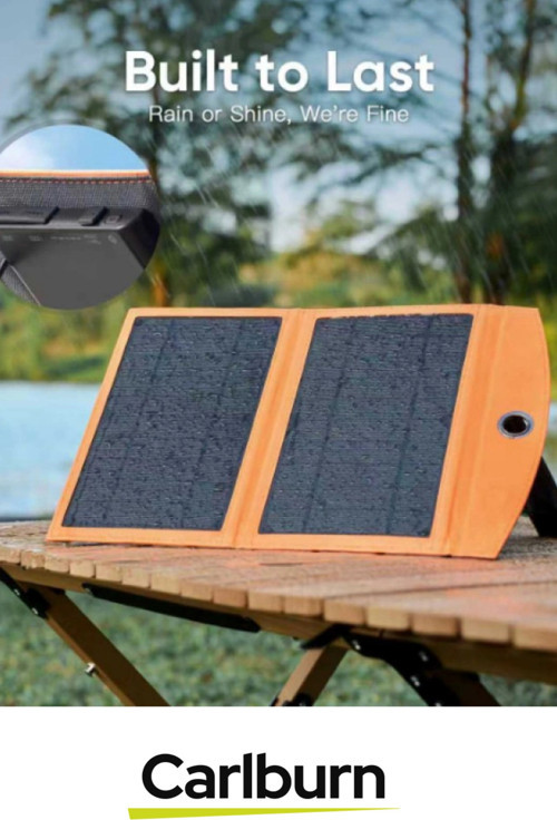 Carlburn Premium Type-C USB Portlu Led Işık Göstergeli Solar Güneş Enerjili Powerbank 10000 mAh 4