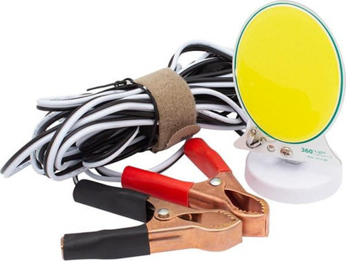 Powermaster Tm-24 Cob Ledli 13 Watt Akü Maşalı 4 Metre Kablolu Taşınabilir Seyyar Panel Lamba