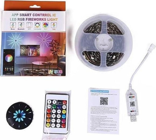 Sunup Rgb Led’Li Işıklı Ses Kontrüllü Havai Fişek Cihazı