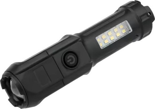 Powermaster 109-B Zoomlu Flash Özellikli Smd Ve Power Led’Li Şarjlı Plastik Kasa El Feneri (Powerban