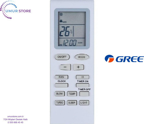 Gree GEH (09)AA-K6DNA1E/I Klima Kumandası