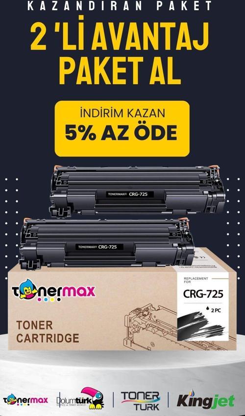 ® Canon CRG-725 Muadil Toner 2'li Paket /MF-3010 / LBP-6000 / LBP-6020/ LBP-6030