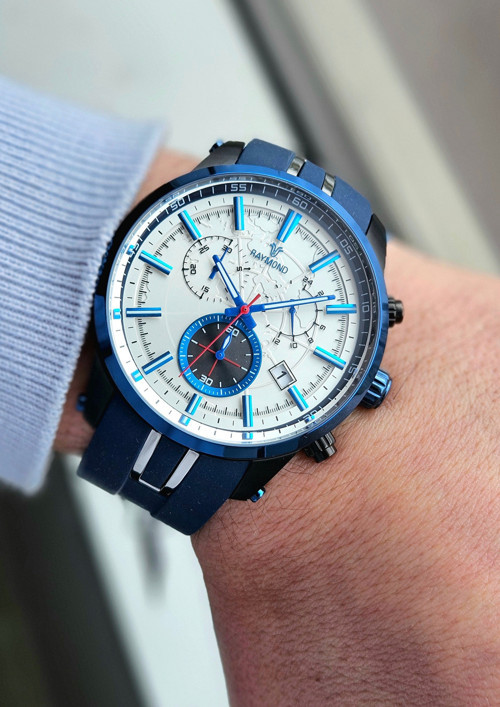 Rym-4591 Quartz Silikon Erkek Kol Saati - 2 Yıl Garanti Siyah-Laciver