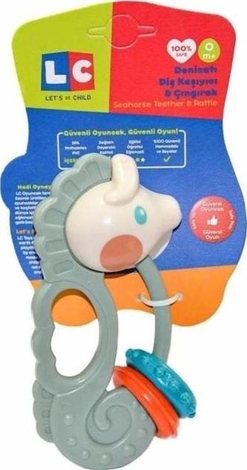 Let's be child Lc Deniz Atı Çıngırak Ve Diş Kaşıyıcı  LC 30930,Hayvan Figürlü Çıngırak ve Diş Kaşıyıcı