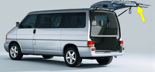 VW Transporter T4 1991-2003 Bagaj Kapağı Kilit Mekanizması 701829211J