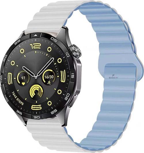 Samsung Gear S3 Frontier R760 – S3 Classic R770 22Mm Uyumlu Harmony Duo Magnetik Silikon Kordon