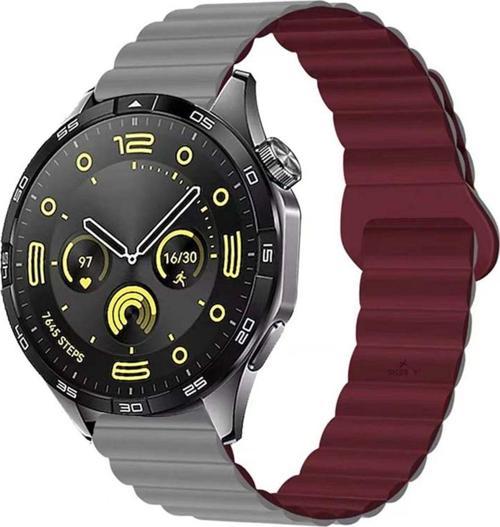 Samsung Gear S3 Frontier R760 – S3 Classic R770 22Mm Uyumlu Harmony Duo Magnetik Silikon Kordon