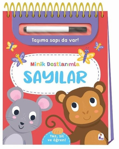 Minik Dostlarımla Sayılar - Yaz, Sil ve Öğren