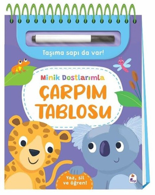 Minik Dostlarımla Çarpım Tablosu - Yaz, Sil ve Öğren