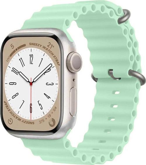 Watch 42Mm 44Mm 45Mm Seri 1 2 3 4 5 6 7 8 Se Uyumlu Silikon Kordon