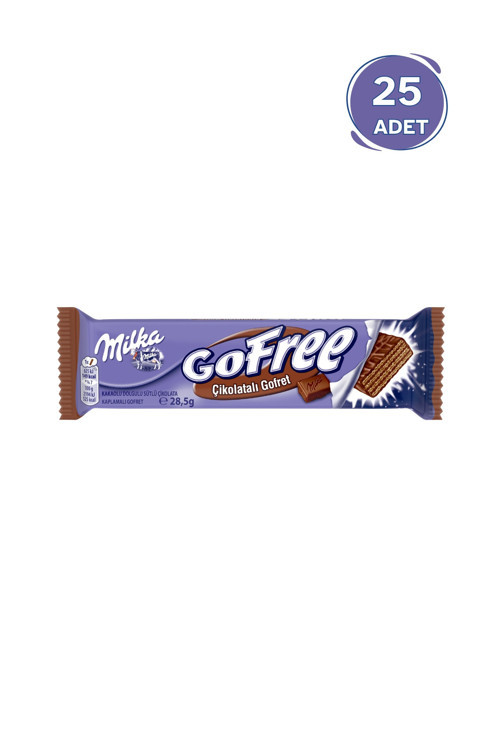 Gofree Çikolatalı Gofret 28 gr 25 Adet