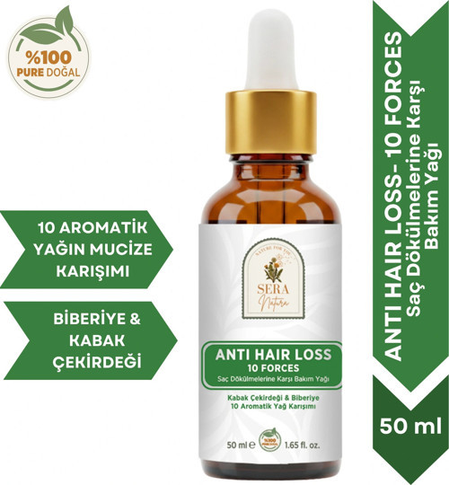 ANTI HAIR LOSS- 10 FORCES Saç Dökülmelerine Karşı 10 Aromatik Yağ Karışımı