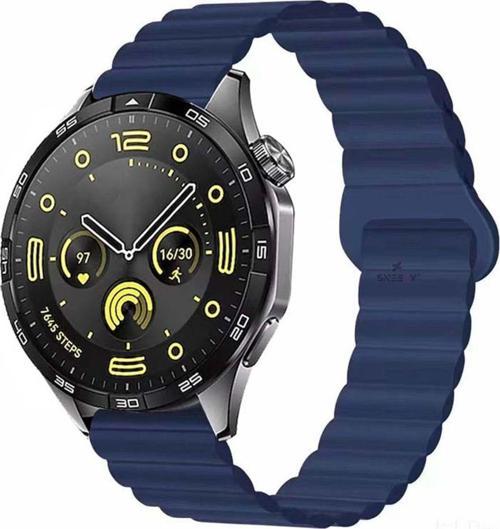 Samsung Galaxy Watch 46Mm R800 -Watch 3 45Mm R840 22Mm Uyumlu Harmony Duo Magnetik Silikon Kordon