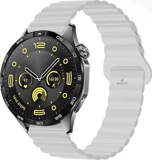 Samsung Galaxy Watch 46Mm R800 -Watch 3 45Mm R840 22Mm Uyumlu Harmony Duo Magnetik Silikon Kordon