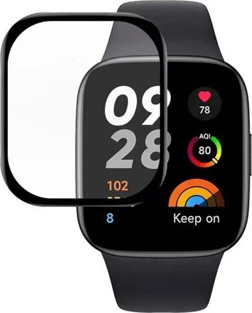 Xiaomi Redmi Watch 3 İle Uyumlu Polymer Temperli Nano 0.5 Mm Watch Ekran Koruyucu
