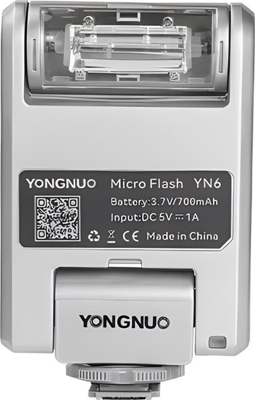 YN6 Micro Bataryalı Universal Tepe Flaşı (Gümüş)