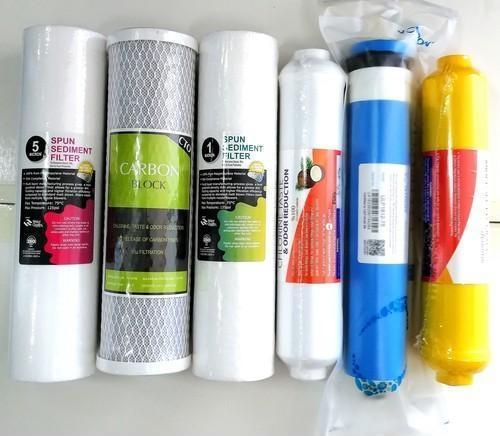 Aqualine Su Arıtma Filt. Seti 6 Lı Çift SPUN,75GPD Vontron Membran,mineral