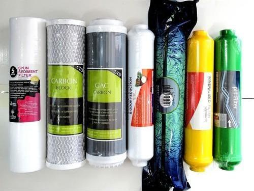 Aqualine Su Arıtma Filtre Seti 7 Li Çift Karbon,platınum,mineral,alkali