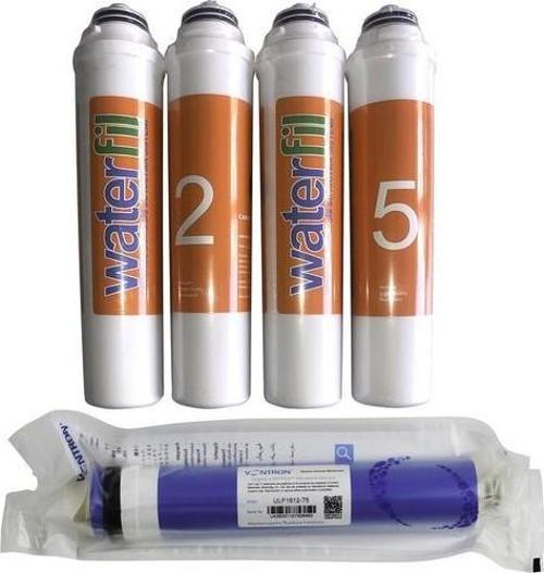 Aquames - Puricom ve Waterlife Su Arıtma Cihazları Uyumlu Tak Çevir 5'li Filtre Seti