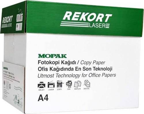 Rekort Yerli Üretim Fotokopi A4 Kağıdı 80 gr 2500 Adet