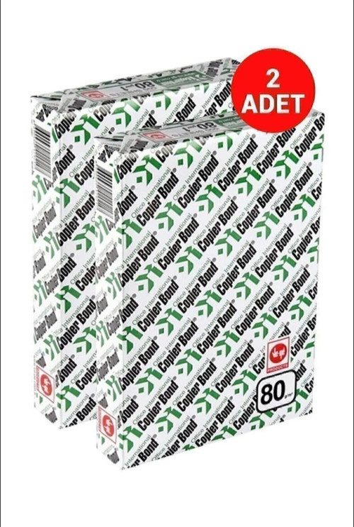A4 Fotokopi Kağıdı 80gr - 2 Paket 1000 Sayfa