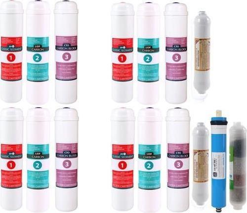 Kapalı Kasa Su Arıtma Cihazı 2 Yıllık Filtre Seti 16 Filtreli 2 Yıllık Full Set Vontron Membranlı