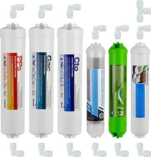 Su Arıtma Cihazı Filtresi 6'lı Set Paket Aşama Membransız