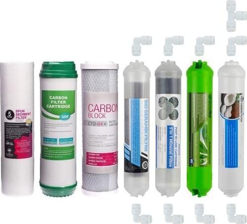 Su Arıtma Cihazı Filtresi 7'li Set Paket Aşama Membransız
