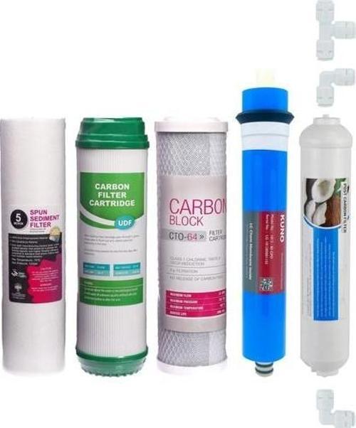 Su Arıtma Cihazı 5 'li Filtre Seti (5 Aşamalı)(Lg Membranlı)