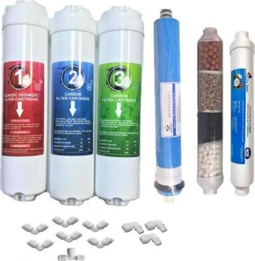 Su Arıtma Cihazı 9 Aşamalı 6 Filtreli Set Mebranlı Mineral Filtreli Set